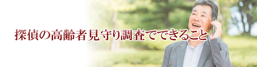【豊田市　探偵】高齢者見守り調査｜豊田市で高齢者見守り調査で探偵をお探しならスマイルエージェント豊田にお任せください。